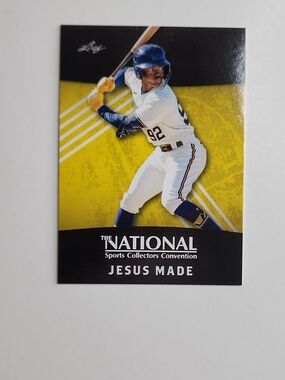 Jesus Made ~ 2025 Leaf ~ The National Convention ~ Exclusive Numbered 1 of 2,500
